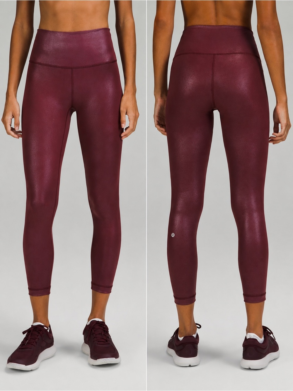 Lululemon Wunder Train High-Rise Tight 25"
Radiate Foil Print Red Merlot